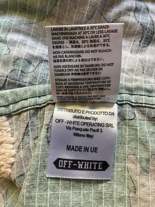 Chaqueta Camuflaje Off-White c/o Virgil Abloh