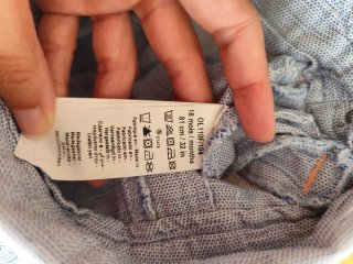 Petos/Bermudas niño (2 unidades)