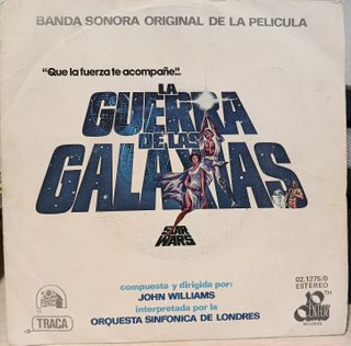 Vinilo 45 RPM La Guerra de las Galaxias