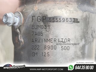 DOWNPIPE PARA OPEL ASTRA H 2004-2009 - 1.9 CDTI 120CV