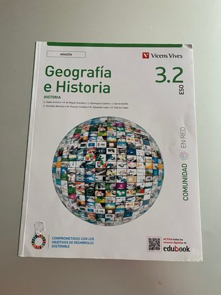 Libro escolar 3 eso Geografia e historia 2 libros
