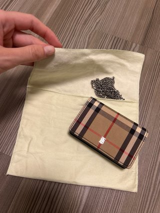 Cartera Tarjetero Burberry Clásica Check