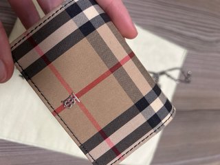 Cartera Tarjetero Burberry Clásica Check