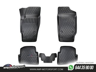 ALFOMBRILLAS DE GOMA RIZLINE PARA SKODA FABIA 2000-2007