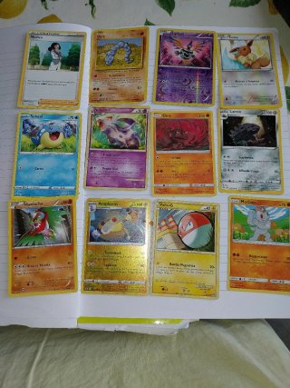 Carte Pokémon: Onix, Spheal, Eevee, Lairon