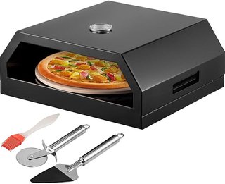 VEVOR BLACK-1 Forno a Gas per Pizza da Esterno Ner