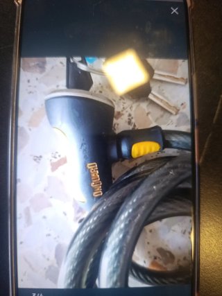 Candado cable bicicleta