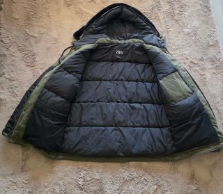 Parka Zara Hombre Verde