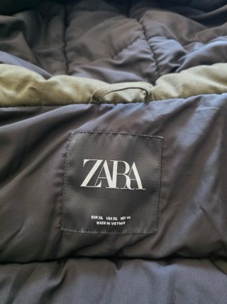 Parka Zara Hombre Verde