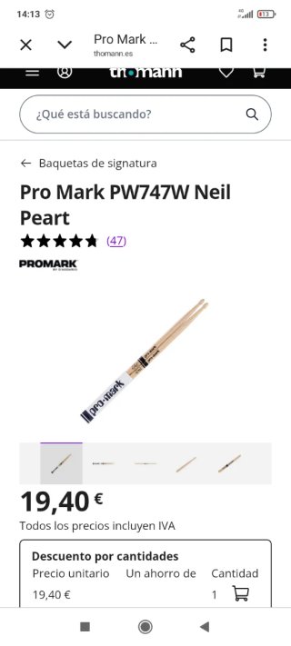 Baquetas Pro-Mark