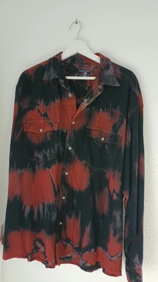 Camisa Tommy Hilfiger Tie-Dye Talla L