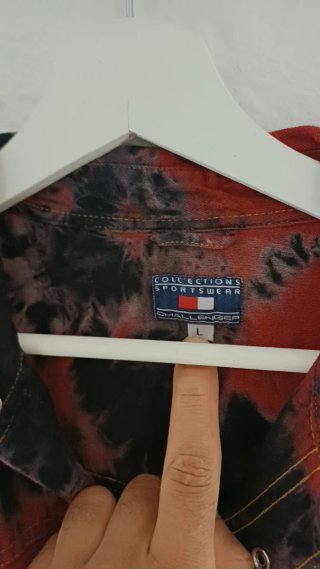 Camisa Tommy Hilfiger Tie-Dye Talla L