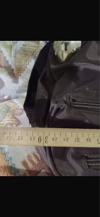 Borsa Chambers unisex marrone/argento nuova