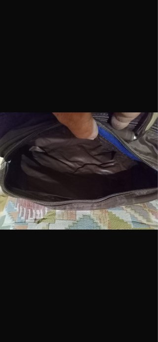 Borsa Chambers unisex marrone/argento nuova
