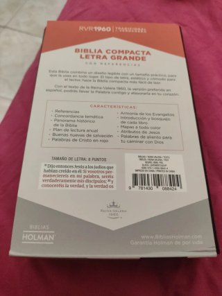 Biblia compacta letra grande