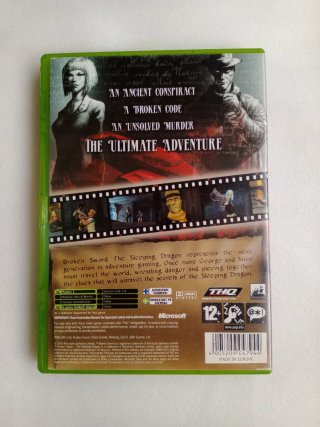 Broken Sword El Sueño del Dragon Xbox Original