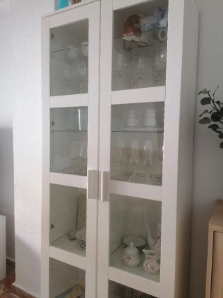 Vitrina Ikea Brimmes Blanca
