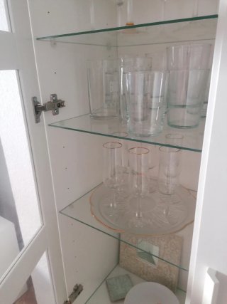Vitrina Ikea Brimmes Blanca