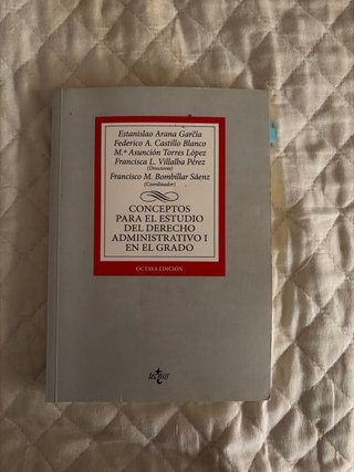 Conceptos para el estudio del Derecho administr...