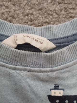 Sudadera infantil con estampado de barcos
