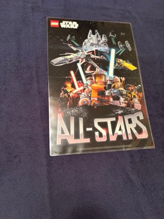 Lote 8 Súper Pósters LEGO Star Wars. Plastificados