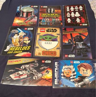 Lote 8 Súper Pósters LEGO Star Wars. Plastificados