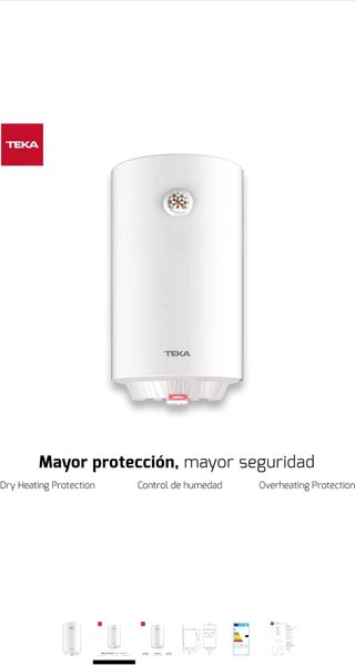 Calentador Eléctrico Teka 50L Nuevo