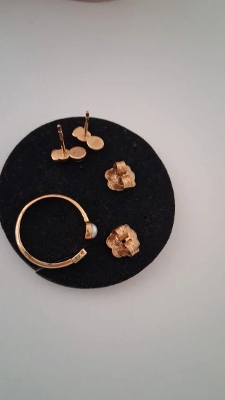 Conjunto Tous Anillo y Pendientes