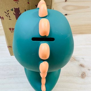 Hucha infantil dinosaurio 20 cm verde
