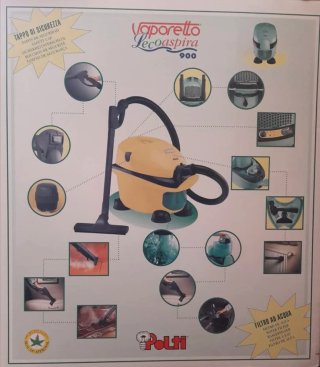 Aspirador y Vaporeta Polti Lecoaspira 900.