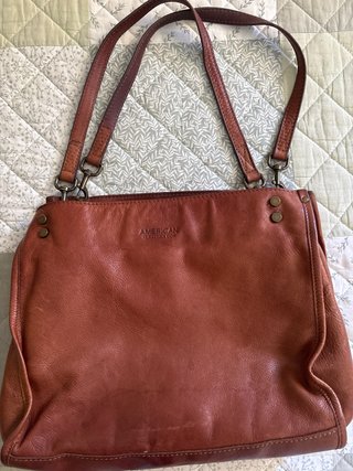 Bolso de Hombro de Cuero American Leather Co.