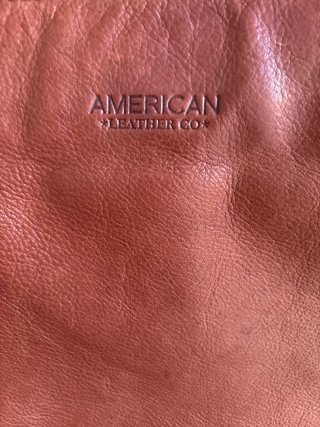 Bolso de Hombro de Cuero American Leather Co.