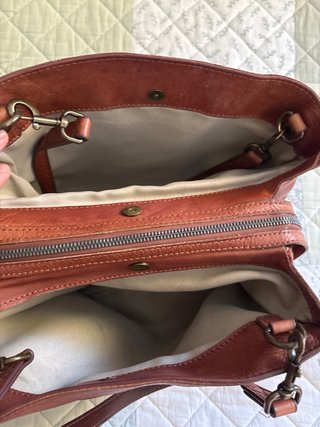 Bolso de Hombro de Cuero American Leather Co.