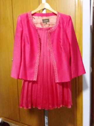 Traje chaqueta ZENDEN rosa/rojo