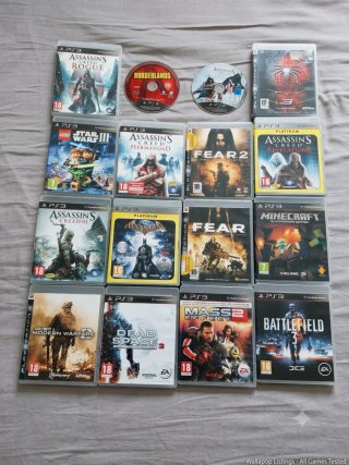 Lote Videojuegos PS3 (Acción)
