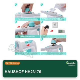 HAUSHOF HH23176 vaporeta 1200W 450ml con