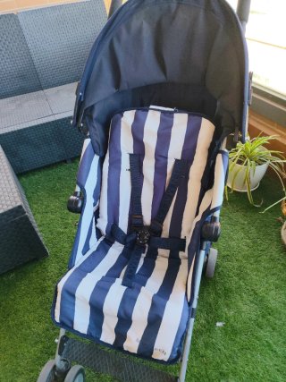 Silla de paseo Maclaren Quest azul y blanco