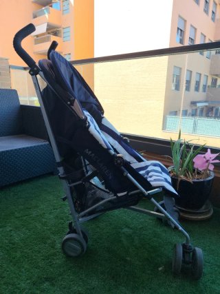 Silla de paseo Maclaren Quest azul y blanco
