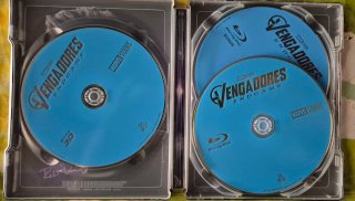 Steelbook Vengadores Endgame bluray 2D y 3D
