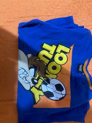 Maglietta Looney Tunes Tazmania Calcio Bambino