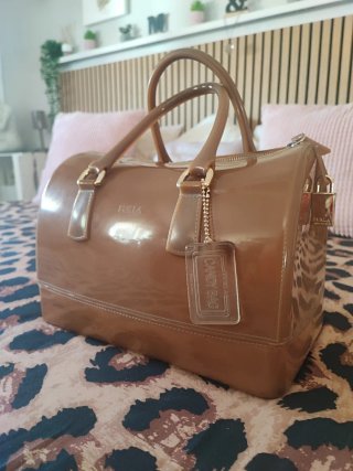 Bolso Furla Candy Bag Marrón