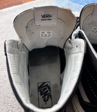 Zapatillas Vans Botas Negras Talla 39