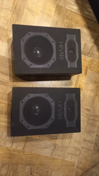 Altavoces Hinari Negros y Grises
