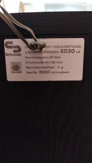 Altavoces Schneider 3 vías