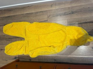 Disfraz de  Teletubbie amarillo con capucha