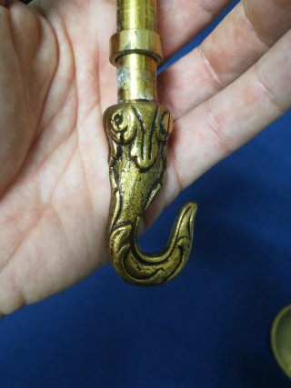 florón antiguo para lámpara de techo