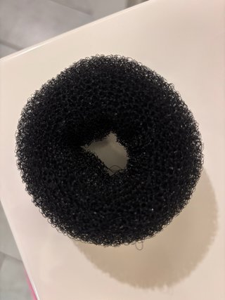 Elastico per chignon nero