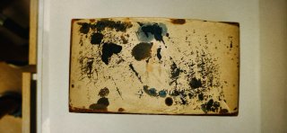 Secante Tinta Cuero Vintage Oficina
