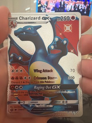 Charizard GX Carta Pokémon