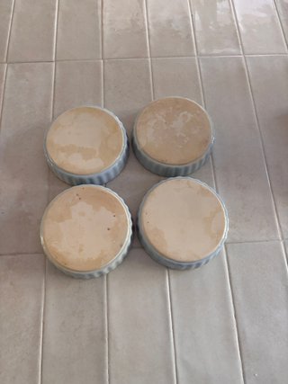 4 Moldes Cerámica Mini Tarta Quiche